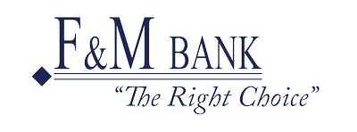 Logo for sponsor F & M Bank